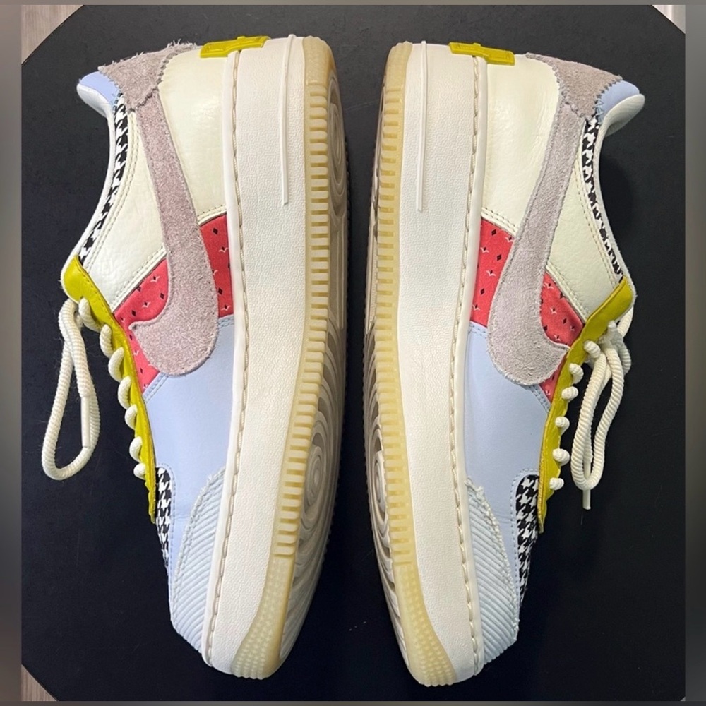 Nike Air Force 1 Shadow 'Patchwork' Sneakers Shoes Colorful Collectible AF1 - Picture 12 of 16